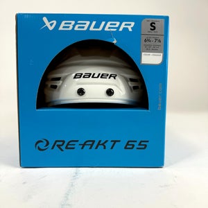 New White Bauer Re-Akt 65 Helmet | Senior Small | St. Louis Blues