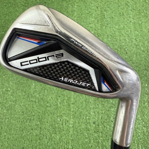 Cobra Aerojet 5 Iron KBS Tour Graphite 75 Regular Flex Needs Grip +1/2 Long