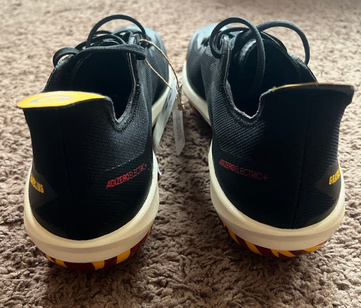 Adidas Adizero Electric+ Black Baseball Cleats Grambling State Men\'s Sz 7 New Adidas Adizero Electric+ Black Baseball Cleats Grambling  main image 4