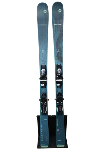 USED 2024 Blizzard Black Pearl 82 Skis w/ Look NX 12 Bindings