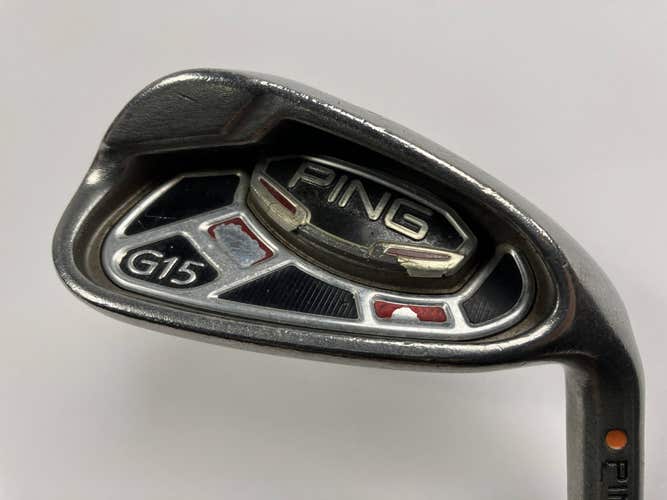 Ping G15 Pitching Wedge PW Orange Dot 2* Flat AWT Regular RH Midsize Grip