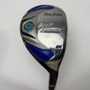 Tour Edge Hot Launch 4 Hybrid 22* Bassara 55x5ct 55g Lite Graphite Mens RH