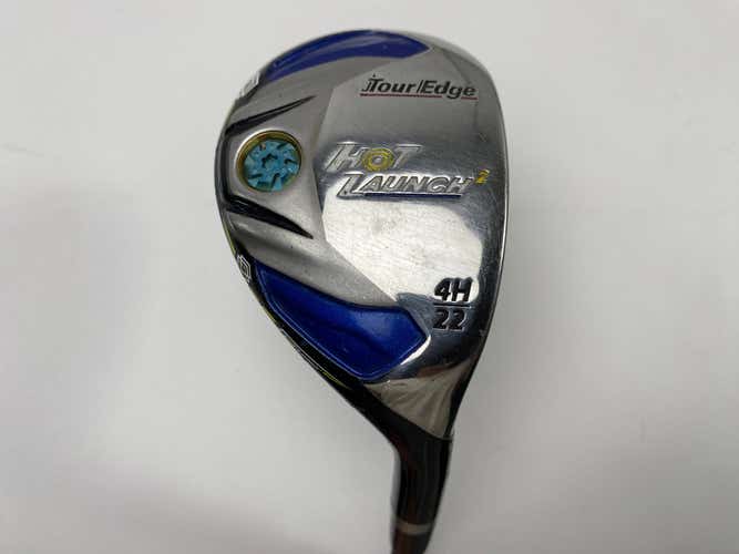 Tour Edge Hot Launch 4 Hybrid 22* Bassara 55x5ct 55g Lite Graphite Mens RH