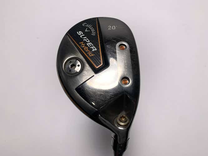 Callaway Super 3 Hybrid 20* AeroTech SteelFiber hls780 F2 Senior RH Midsize Grip