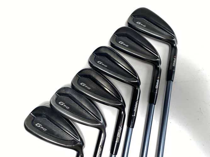 Ping G710 Iron Set 5-PW Orange Dot Alta CB AWT Senior Graphite Mens RH