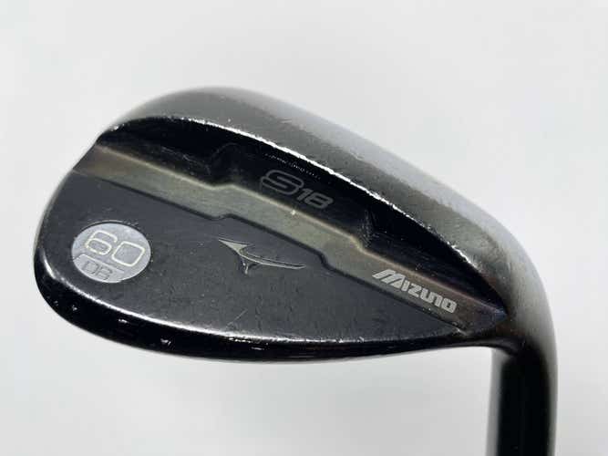 Mizuno S18 Gunmetal Black Wedge 60* 8 Bounce KBS Tour 110 Regular Steel Mens RH