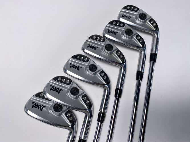 PXG 0311 P GEN5 Chrome Iron Set 5-PW True Temper Elevate MPH Stiff Steel Mens RH