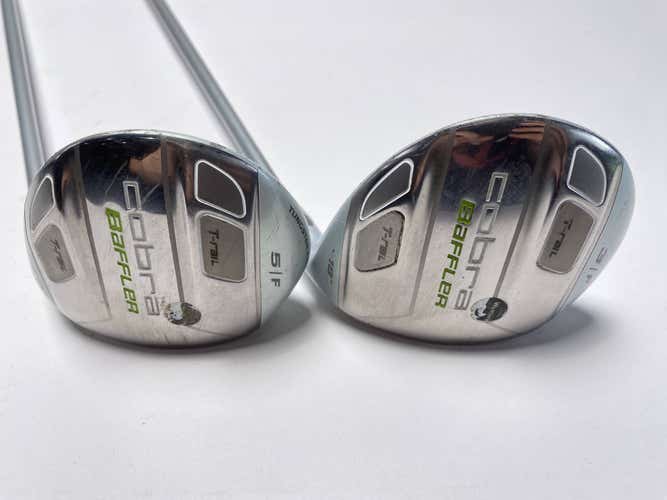 Cobra Baffler T-Rail 3 & 5 Fairway Wood Set 18* 20* Baffler Ladies Mens RH