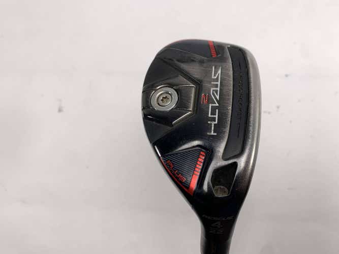 TaylorMade Stealth 2 Plus 4 Hybrid 22* HZRDUS Smoke RDX Red 6.5 80g XStiff RH