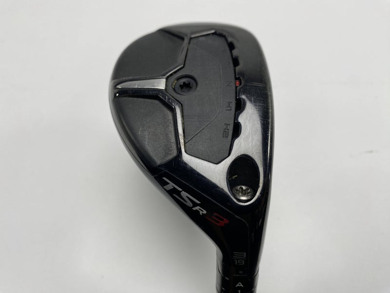 Titleist TSR3 3 Hybrid 19* HZRDUS 6.0 Gen 4 Dual Torsional Black 80g Stiff RH
