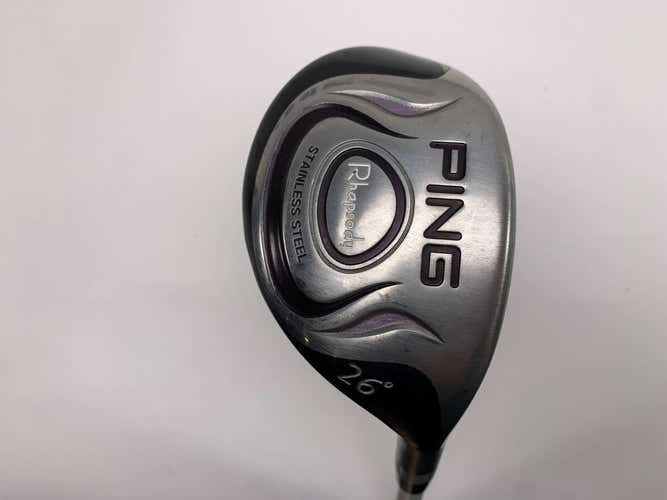 Ping Rhapsody 6 Hybrid 26* ULT 129 Ultra Light Ladies Graphite Womens RH