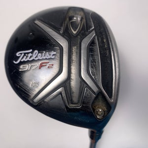 Titleist 917 F2 3 Fairway Wood 15* Fujikura Pro 2.0 Stiff Graphite Mens RH