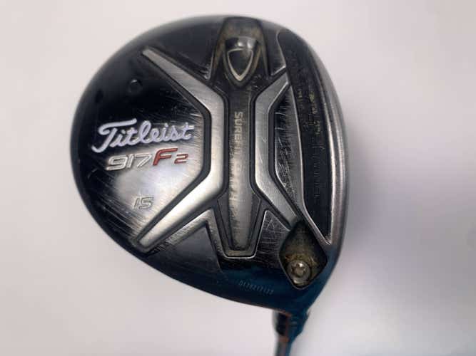 Titleist 917 F2 3 Fairway Wood 15* Fujikura Pro 2.0 Stiff Graphite Mens RH