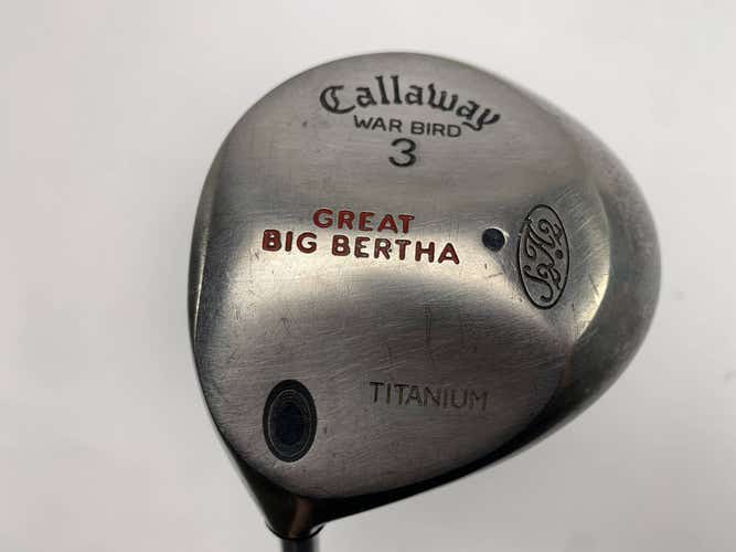 Callaway Big Bertha Warbird 3 Fairway Wood 15* Regular Graphite Mens LH
