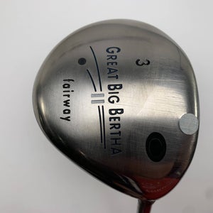 Callaway Great Big Bertha II 3 Fairway Wood 15* GBB System 50 Ladies RH HC