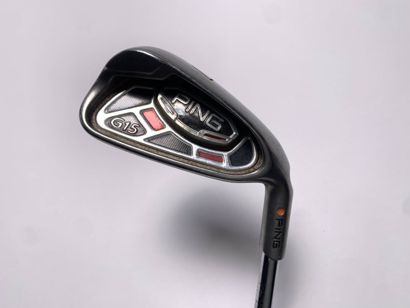 Ping G15 Single 7 Iron Orange Dot AWT Regular Steel Mens RH Midsize Grip