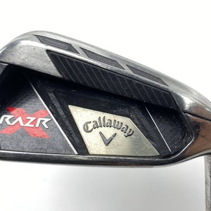 Callaway Razr X Single 6 Iron 75g Regular Graphite Mens RH