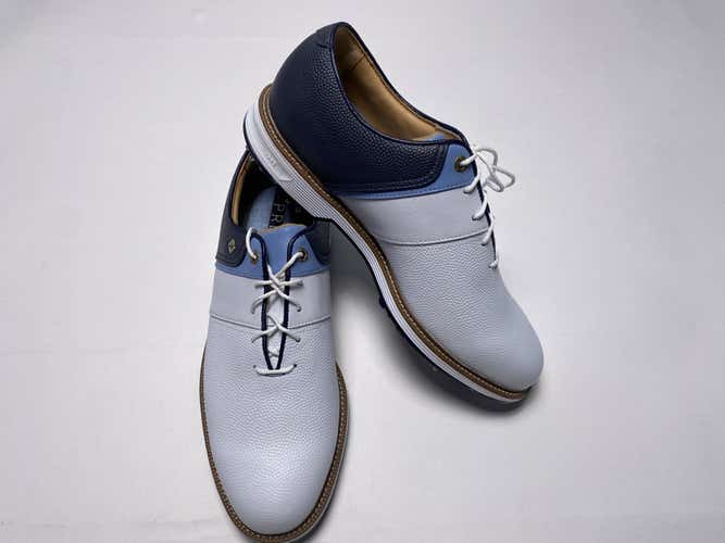 FootJoy FJ Dryjoys Premiere Series Packard Golf Shoes White Men's 9.5 Wide 54398