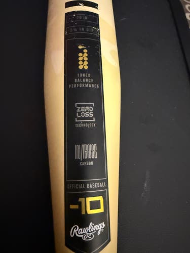 2025 Rawlings Icon Composite USABat Certified Bat (-10) 19 oz 29" (Used)