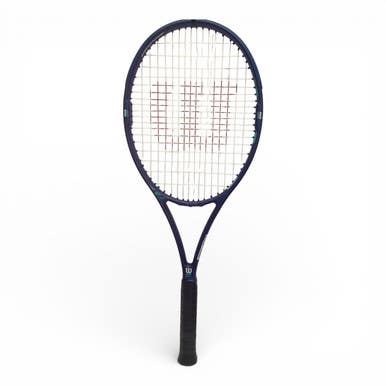 Used Wilson AGGRESSOR Adult Tennis Racquet Navy Blue 4 3/8" 11443-S000200126