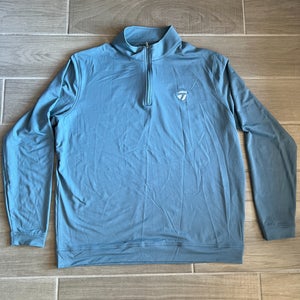 Blue Men's XL Pullover with Taylormade Logo