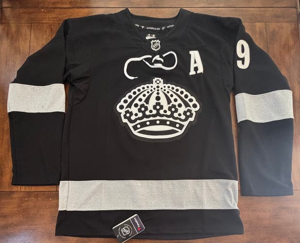 Los Angeles Kings #9 Adrian Kempe Alternate Black Adult Large (52) NWT