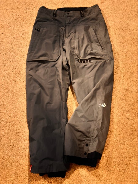 Gray Men's Adult Large Bonfire Snowboarding Pants (Used)..never worn