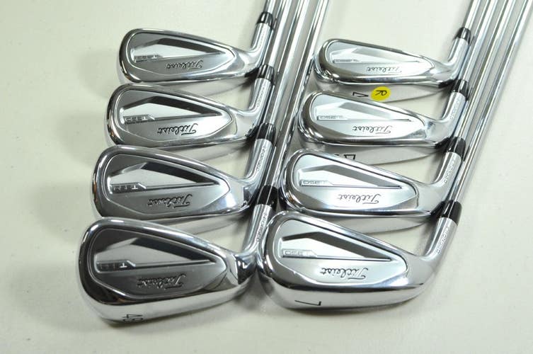 LEFT HANDED Titleist T350 2023 4-PW,48* Iron Set Regular Flex Steel # 200913