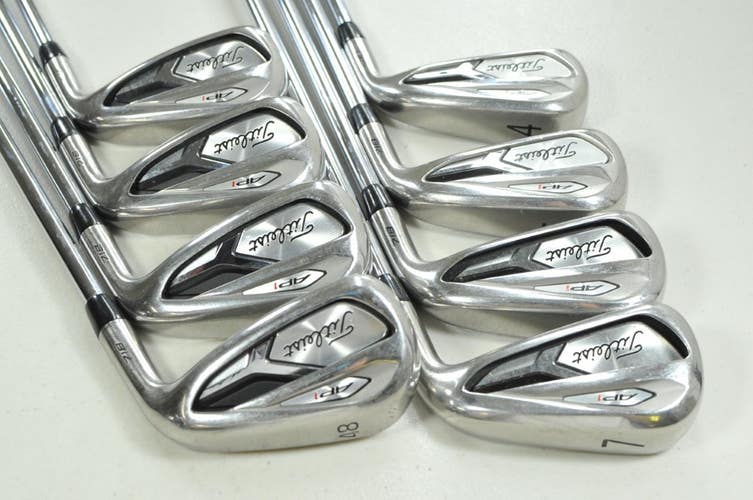 Titleist 718 AP1 4-PW,48* Iron Set Regular Flex Right AMT Red R300 Steel #204323