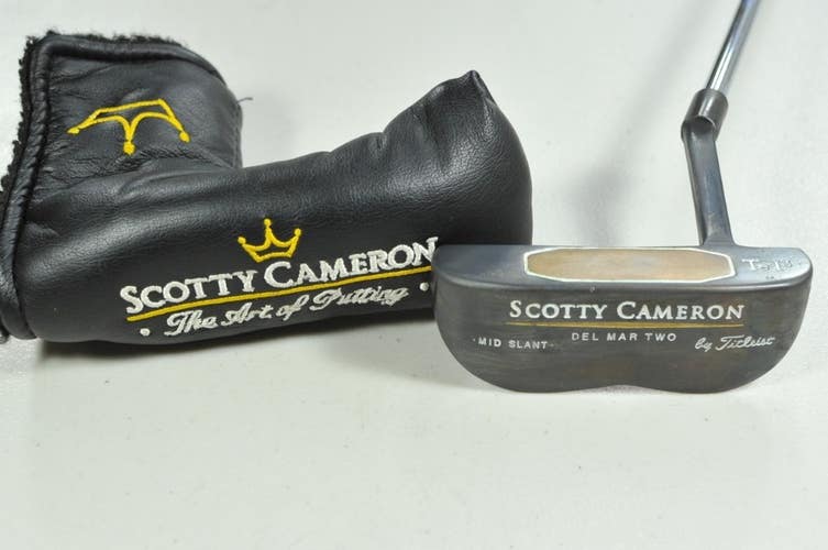 Titleist 1999 Scotty Cameron Teryllium Two Del Mar 2 35" Putter RH Steel #200020