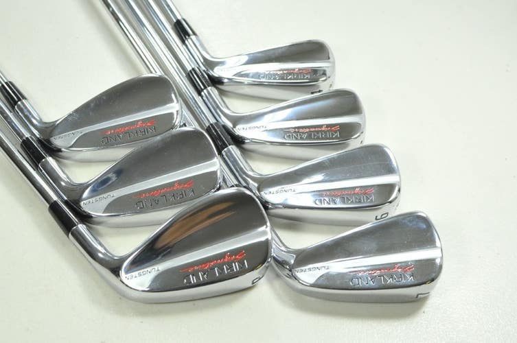 Kirkland Signature Players 2024 4-PW Iron Set Regular Flex Right Steel # 204463