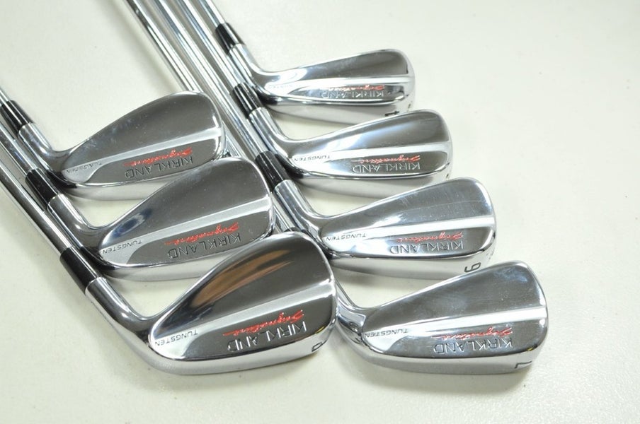 Kirkland Signature Players 2024 4-PW Iron Set Regular Flex Right Steel # 204463