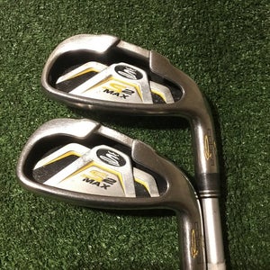 Cobra S2 Max Irons Set (6 Iron & 7 Iron) Seniors Lite Aldila DVS HL 55g Graphite