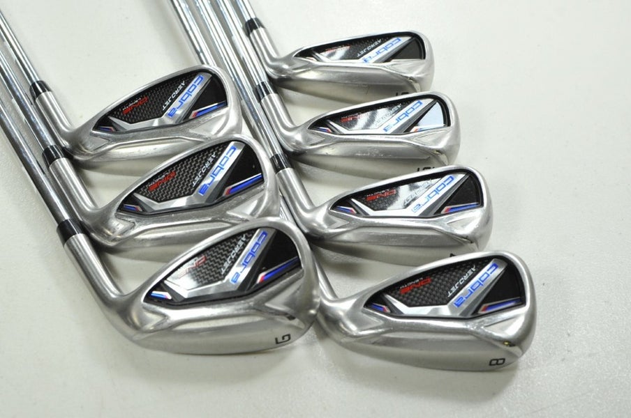 Cobra Aerojet One Length 5-PW,GW Iron Set Stiff RH KBS Tour Lite Steel # 203293