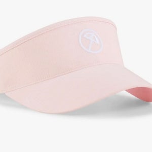 Puma X AP Seersucker Visor (Pale Pink, Adjustable) Golf Hat 2025 NEW