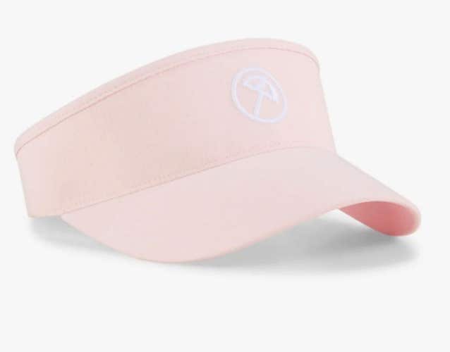 Puma X AP Seersucker Visor (Pale Pink, Adjustable) Golf Hat 2025 NEW