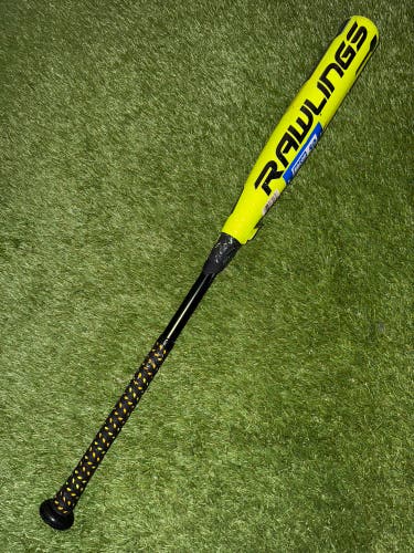 New 2018 Rawlings Quatro Glowstick 33/30 (-3) BBCOR Baseball Bat