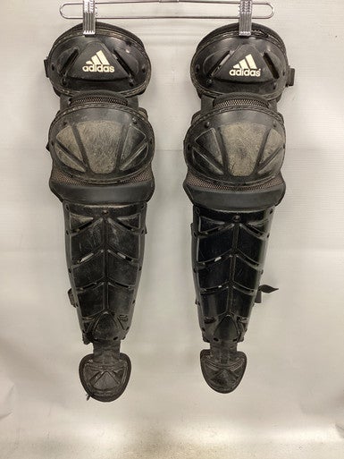 Used Adidas CATCHERS SHIN Catchers Leg Guards Black Junior 11851-S000041392