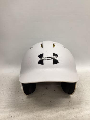 Used Under Armour CHARGED Batting Helmet No Mask White SM 11851-S000041494