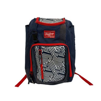 Used Rawlings BACKPACK BB/SB Player Backpack Navy Blue 11406-S000108250