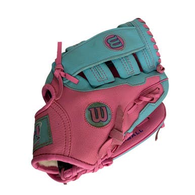 Used Wilson GIRL THING BB/SB Glove T-ball Pink 10" 11406-S000108265