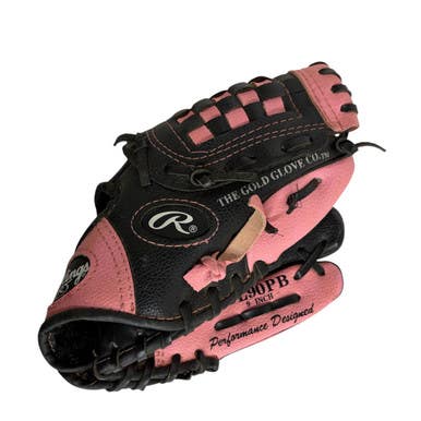 Used Rawlings PLAYERS SERIES BB/SB Glove T-ball Black 9" 11406-S000108266