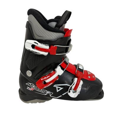 Used Nordica FIRE ARROW TEAM 3 Boys DH Ski Boot Black 225 MP - J04.5 - W5.5 11406-S000108276