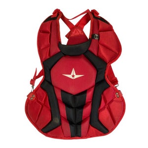 Used All-Star ALL-STAR CP RED/BLK AD Catchers Chest Protector Red Adult 11406-S000108279
