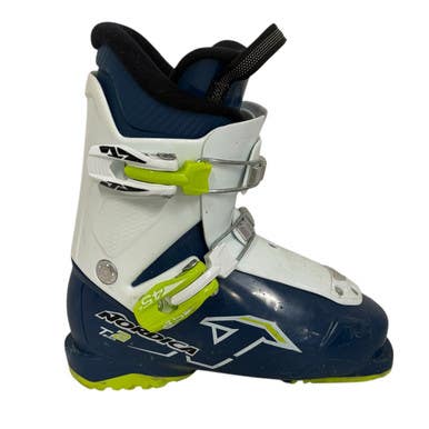 Used Nordica TEAM 2 Boys DH Ski Boot White 225 MP - J04.5 - W5.5 11406-S000108277