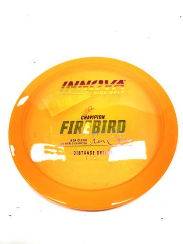Used Innova CHAMPION FIREBIRD Disc Golf Driver Orange 173g 11860-C000302642