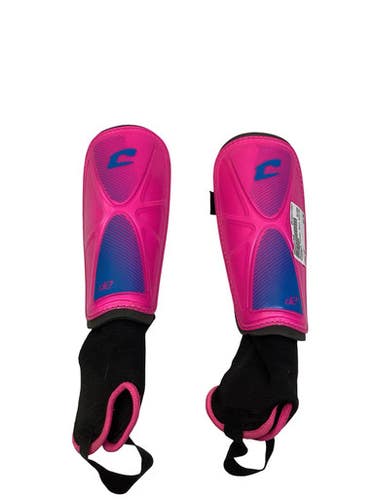 Used Champro Soccer Shin Guards Adult Pink SM 11347-S000261529