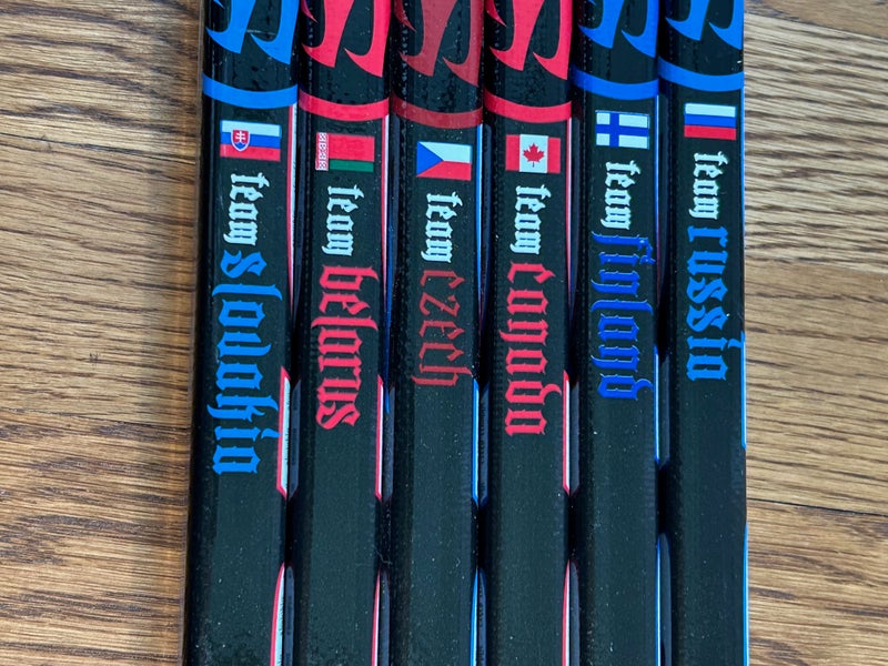Olympic-themed Pro Stock Senior Warrior Dolomite stick set