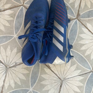 Blue Men's 5.5Y (Big Kids / Youth) Adidas Molded Cleats (Used)