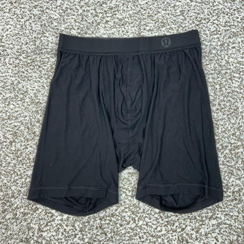 Lululemon Shorts Mens Medium Black Modal Stretch Compression Tagless Sports